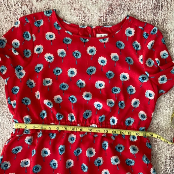 red dress with blue flowers - Picture 7 of 9